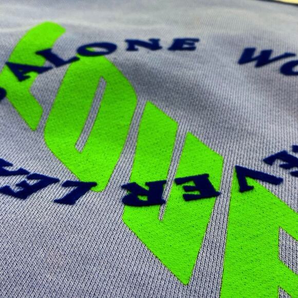 Daily Paper Kerjac Sweatshirt Mens Size XL Purple Oversized Casual Lounge new - Picture 6 of 9